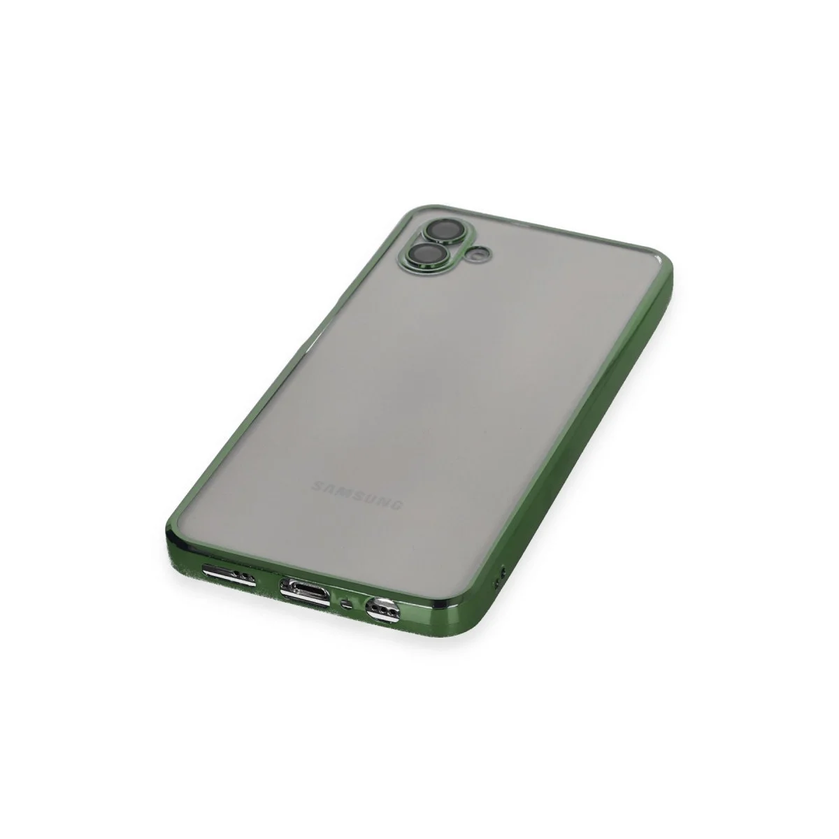 Samsung Galaxy A04 Kılıf Razer Lensli Silikon - Yeşil görsel 4