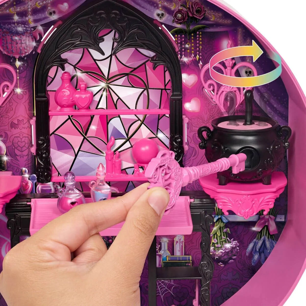 JKD76 Monster High Draculauranın İksir Kazanı Oyun Setin görsel 4