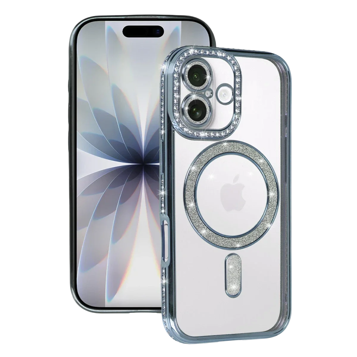Apple iPhone 17 Joke Simli Magneticsafe Kılıf - Mavi