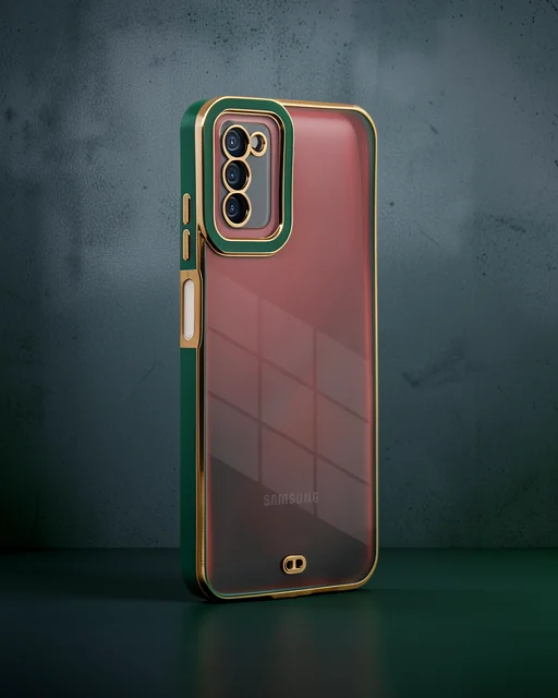 Samsung Galaxy A03s Kılıf Liva Lens Silikon - Yeşil