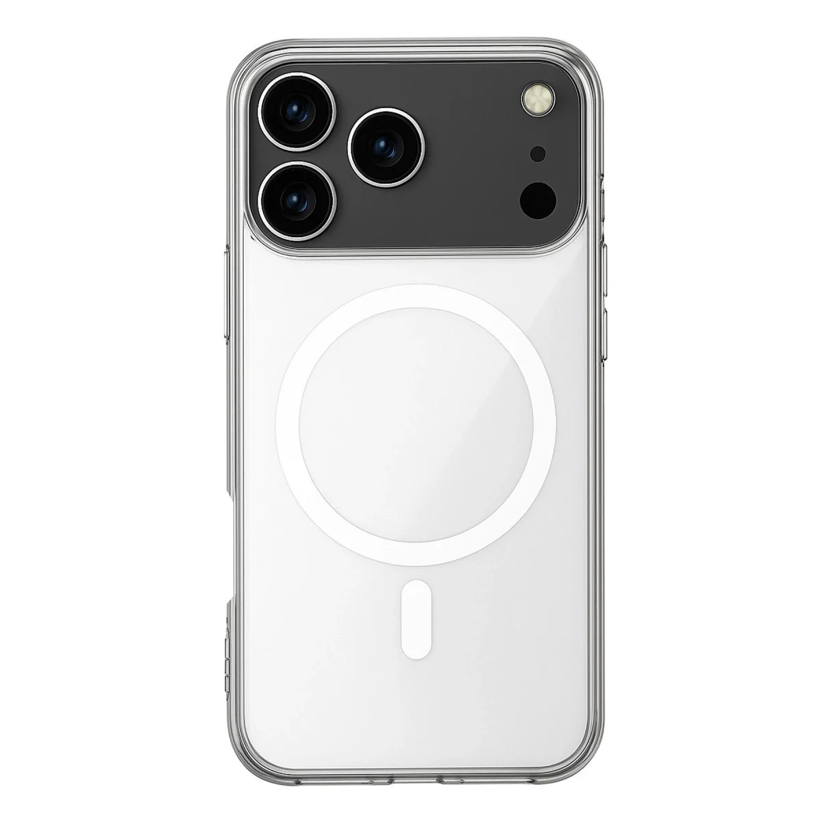 Apple İphone 17 Pro Kılıf Magneticsafe Şeffaf Silikon - Şeffaf