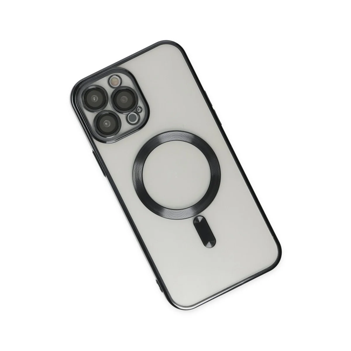 Apple İphone 14 Pro Kılıf Kross Magneticsafe Kapak - Siyah görsel 3