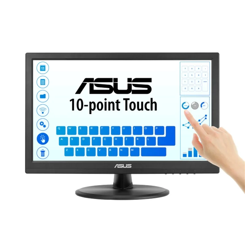 15.6 VT169HE Ips 5MS 60MHZ 1XVGA 1XHDMI Fhd 1920X1080 Dokunmatik Ekran Flıcker Free Çerçevesiz Vesa Siyah