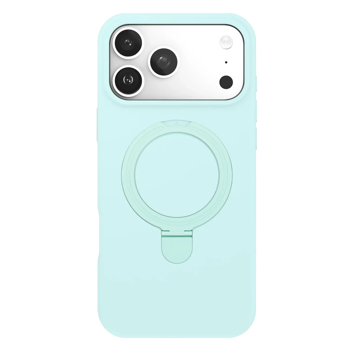 Apple İphone 17 Pro Regal Magsafe Standlı Kapak - Su Yeşili görsel 2