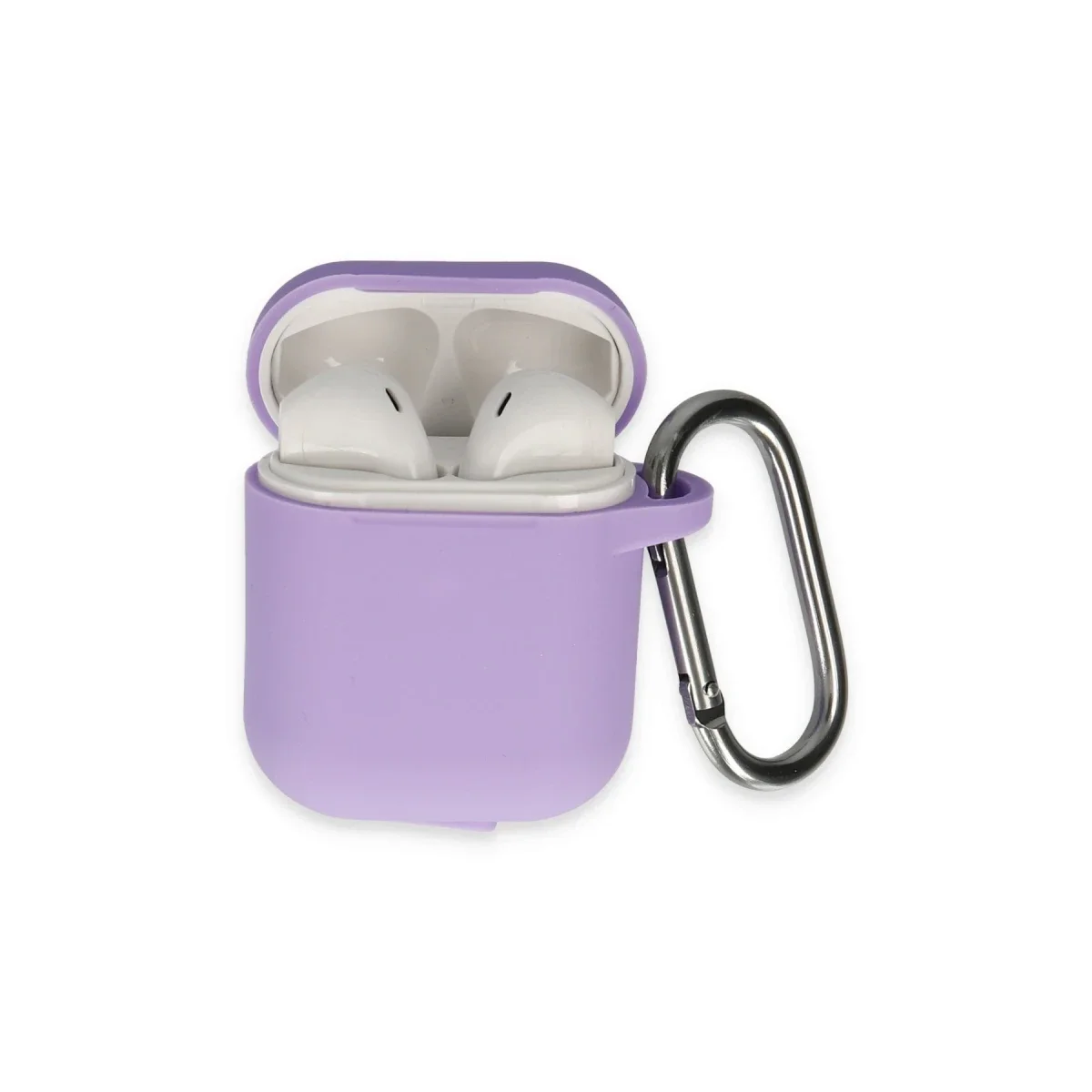 Apple Airpods 2 (2.nesil) Hang Kılıf - Lila