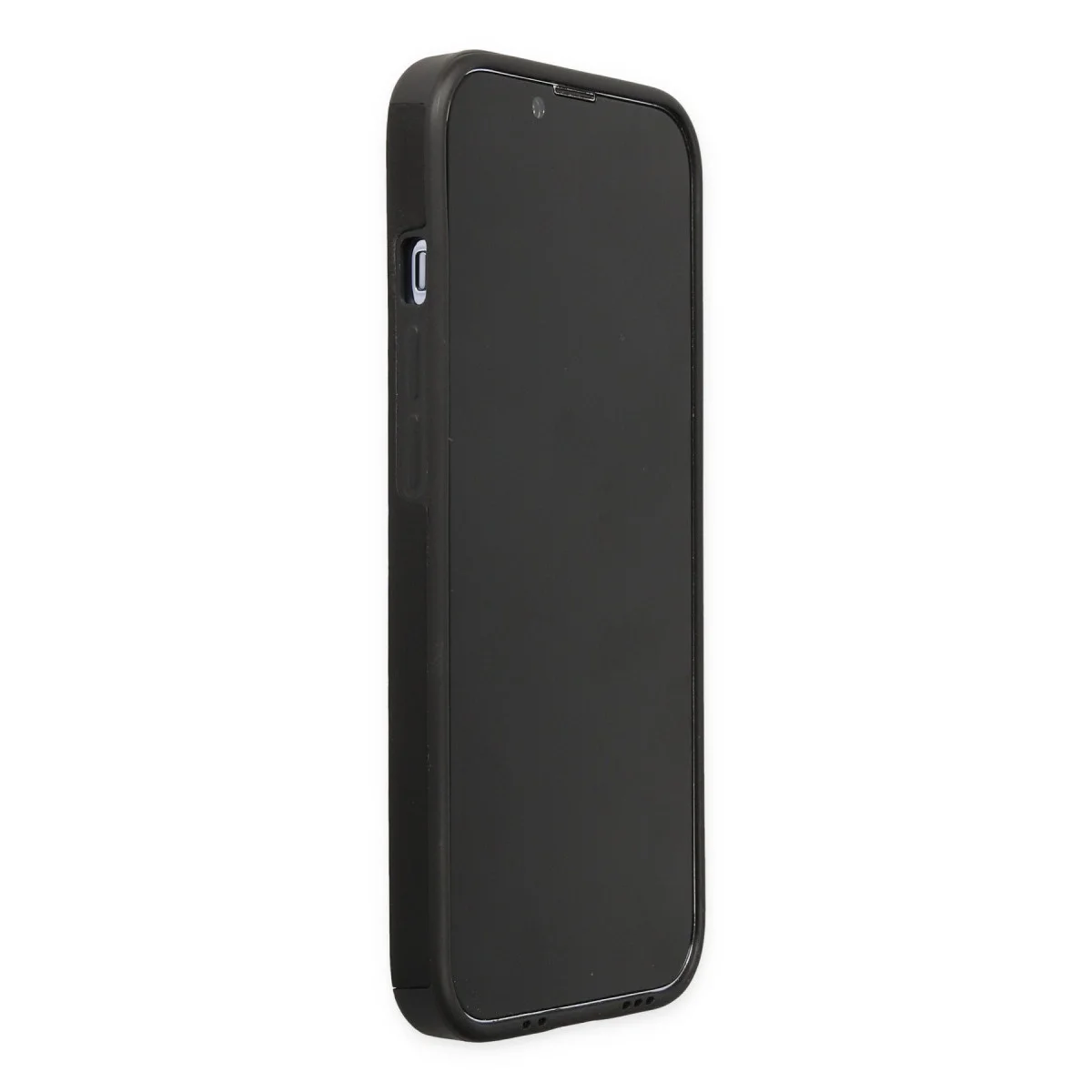 Apple İphone 13 Pro Kılıf Mega Standlı Silikon - Siyah görsel 6