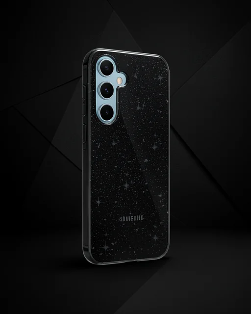 Samsung Galaxy A25 5g Kılıf Glow Kapak - Siyah