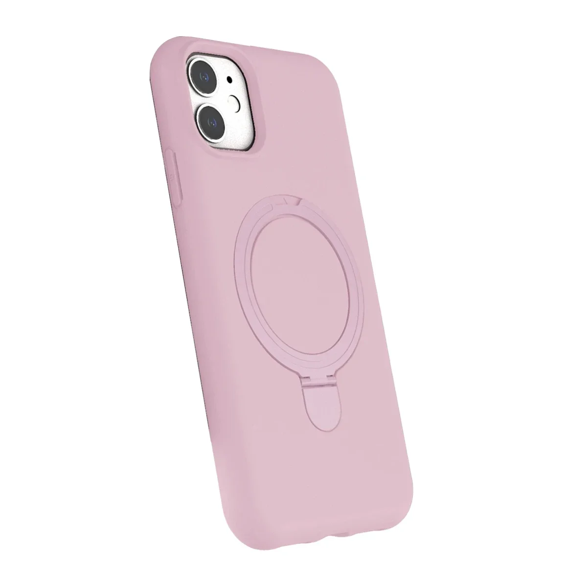 Apple iPhone 11 Regal Magsafe Standlı Kapak - Açık Pembe görsel 2
