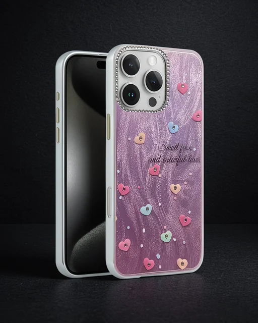 Apple İphone 16 Pro Kılıf Blade Aynalı Desenli Kapak - Desen 8