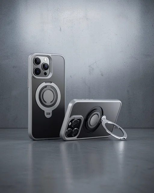 Joko Apple İphone 15 Pro Max Avatar 360 Dönen Magsafe Kapak - Titan Gri