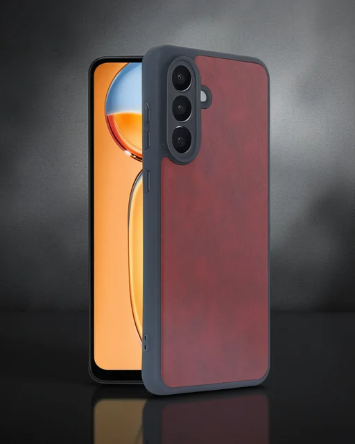 Samsung Galaxy A36 Kılıf Aras Deri Kapak - Bordo