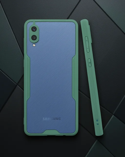 Samsung Galaxy A02 Kılıf Platin Silikon - Yeşil