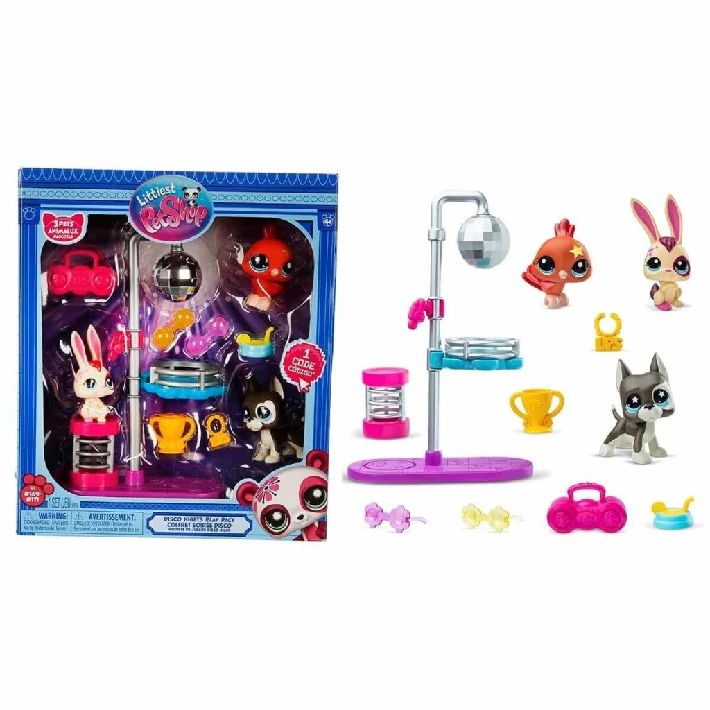 6377 Sun- Littlest Petshop Minişler Dısco Night Oyun Seti görsel 2