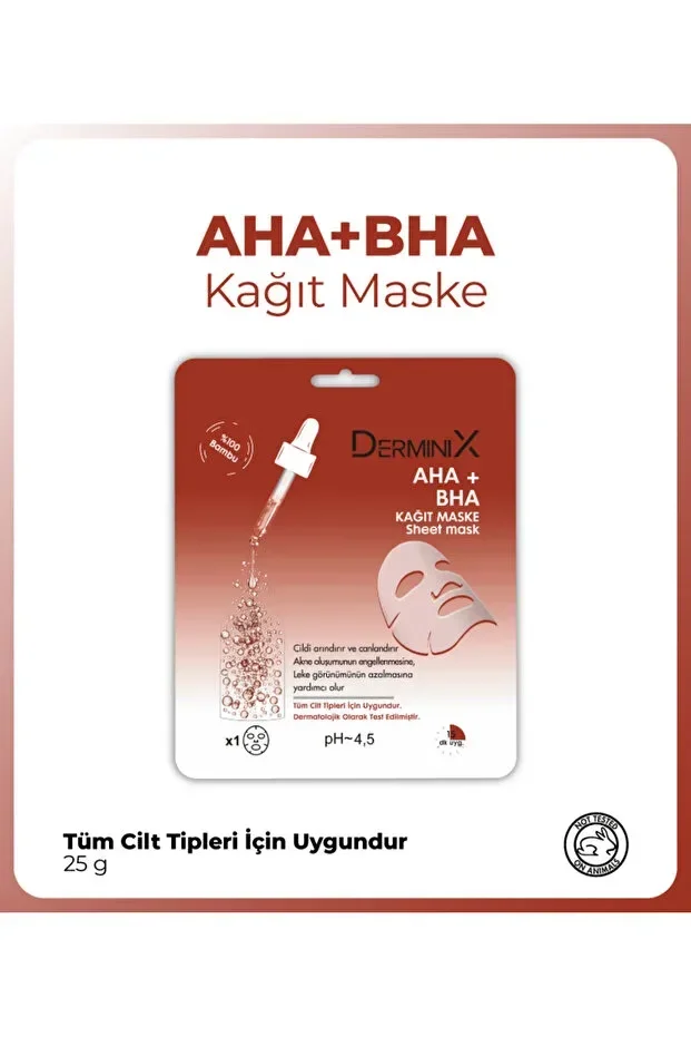 Yüz Bakım Kağıt Maske - AHA + BHA