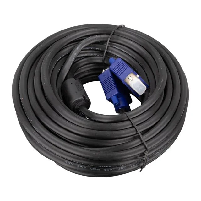 PM-4421 15 Pin 3+6 Erkek/Erkek 10 Metre VGA Görüntü Kablosu görsel 2