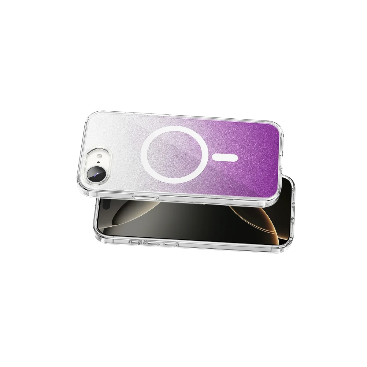 Onegif Apple iPhone 17E Sora Simli Magsafe Kapak - Mor görsel 3