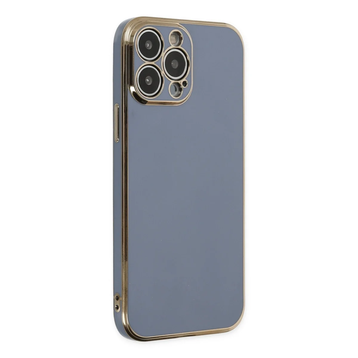 Apple İphone 15 Pro Max Kılıf Volet Silikon - Mavi görsel 3