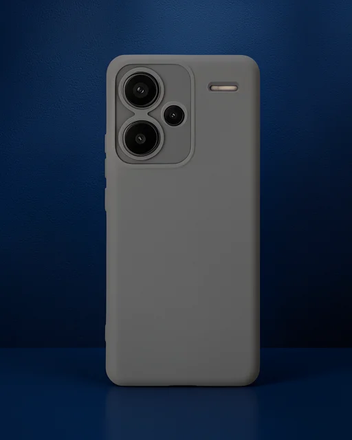 Xiaomi Redmi Note 13 Pro Plus Kılıf Nano İçi Kadife Silikon - Koyu Yeşil