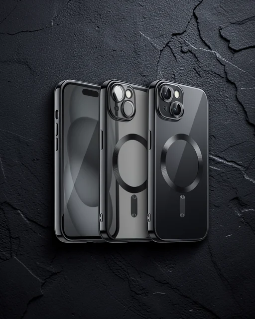 Apple İphone 13 Kılıf Kross Magneticsafe Kapak - Siyah