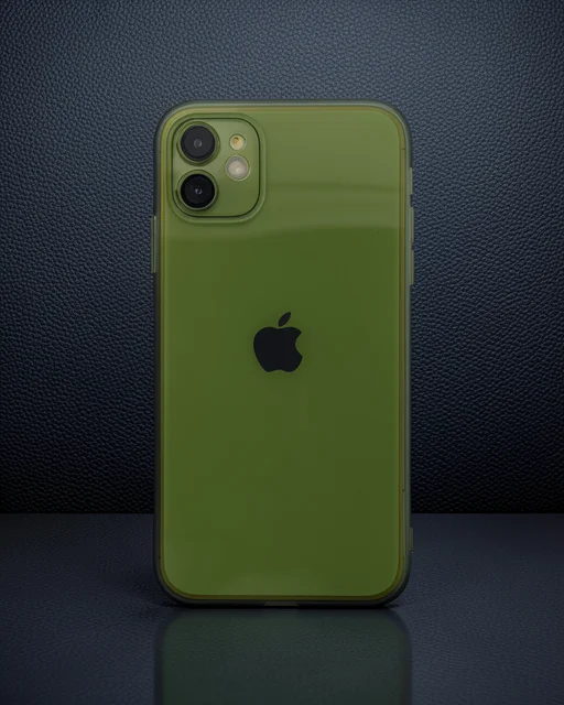 Apple İphone 12 Kılıf Fly Lens Silikon - Yeşil