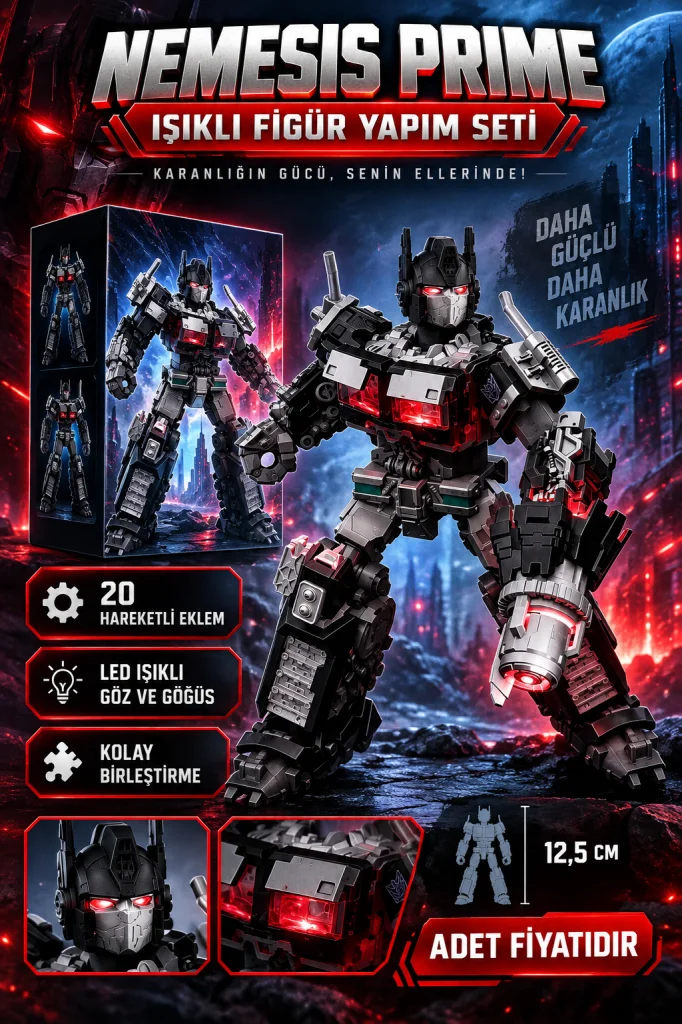 2071155 Figür Transformers Classıc Class 08 Nemesıs Prıme Trns görsel 3