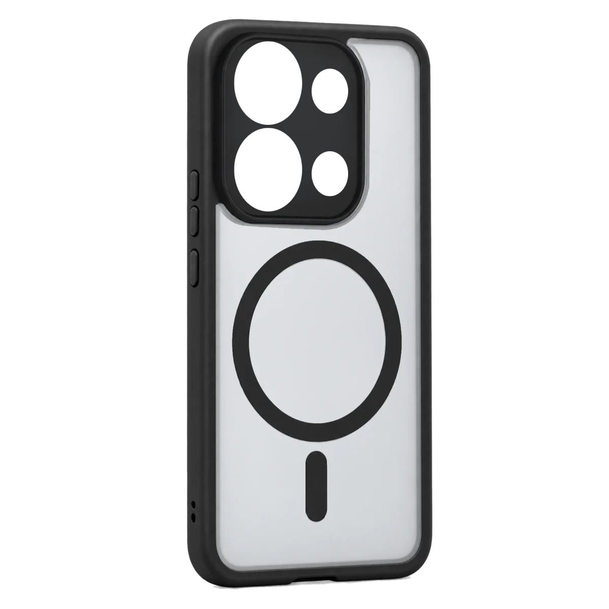 Xiaomi Redmi Note 13 Pro 4G Loji Magsafe Kapak - Siyah