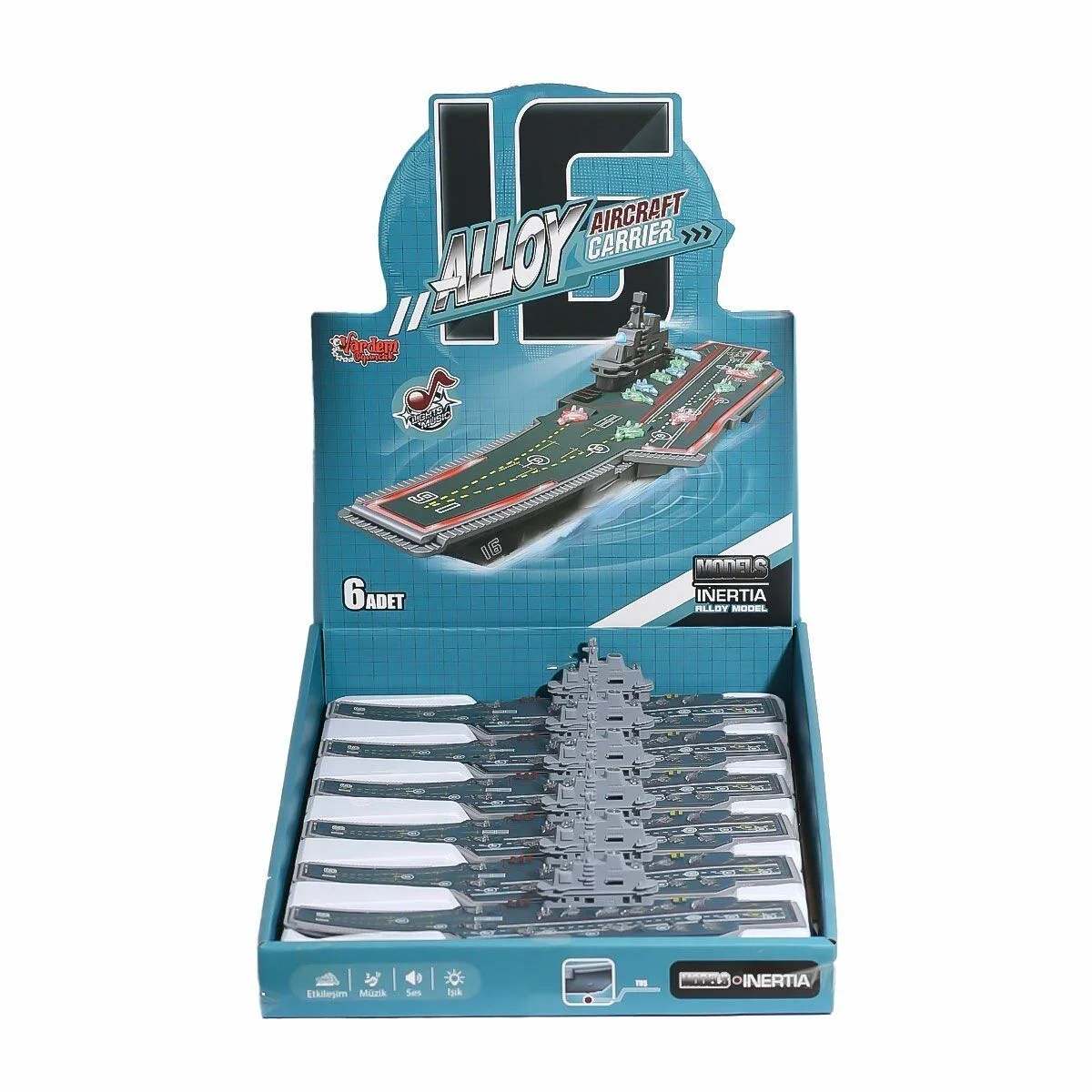 JW567-084 Sesli ve Işıklı Gemi Uçak Pisti -Vardem görsel 2
