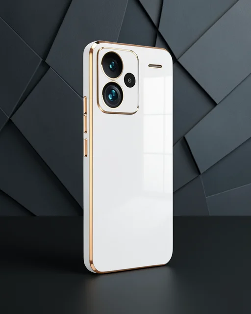 Xiaomi Redmi Note 13 Pro Plus Kılıf Volet Silikon - Beyaz