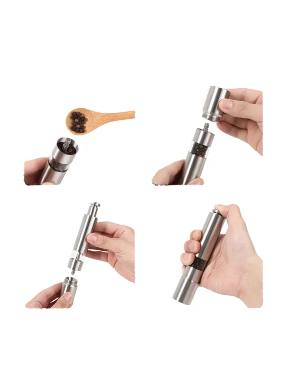 Ergonok Tasarımlı, Nem Geçirmez Kapaklı Baharat Öğütücü görsel 4
