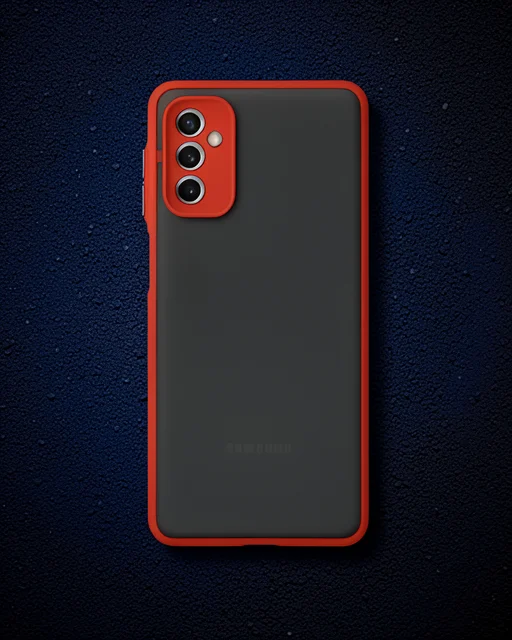 Samsung Galaxy M52 5g Kılıf Montreal Silikon Kapak - Kırmızı