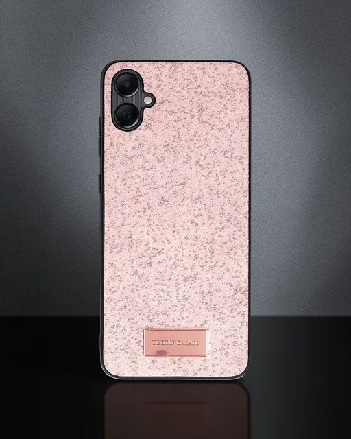 Onegif Samsung Galaxy A05 Bright Simli Kapak - Pembe