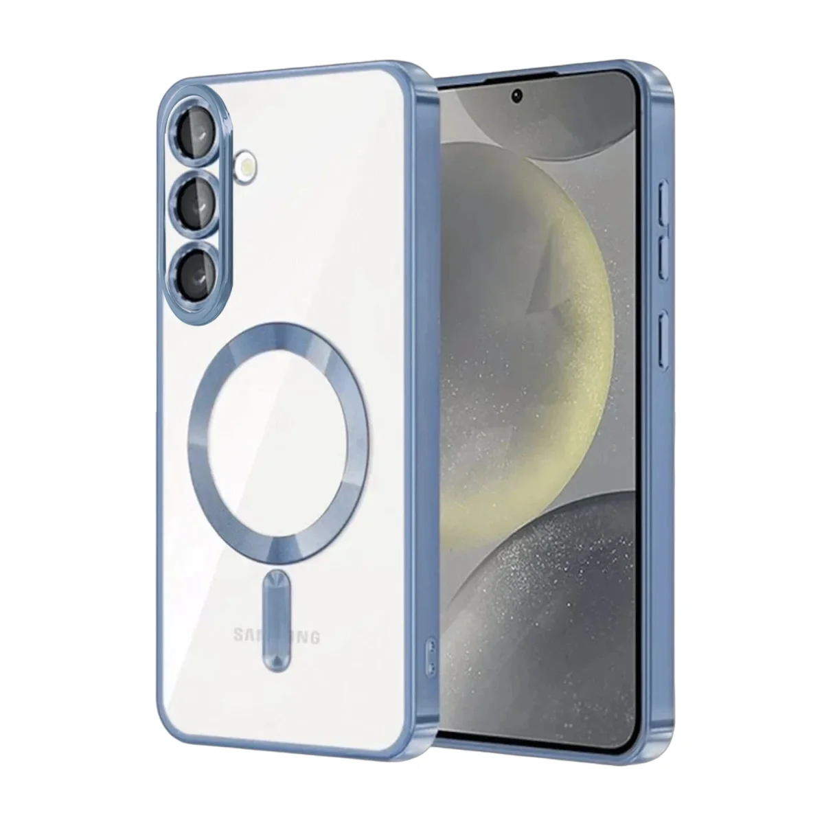 Samsung Galaxy S25 FE Kross Magneticsafe Kapak - Sierra Blue