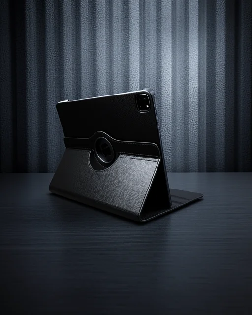 Apple İpad Pro 12.9 (2021) Kılıf 360 Tablet Deri Kılıf - Siyah