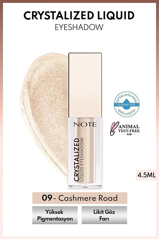 Kristal Işıltılı Likit Göz Farı - 09 Cashmere Road