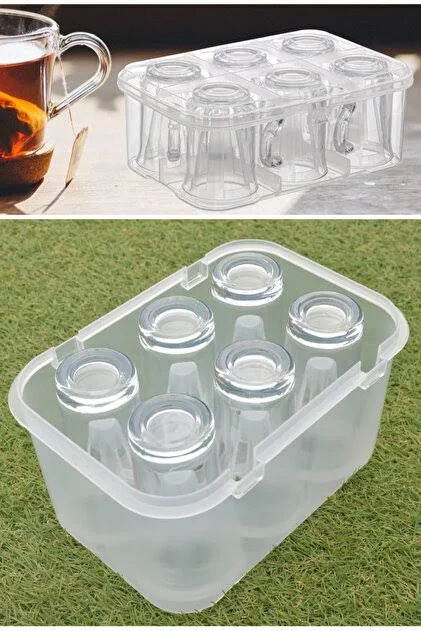 6LI Su Bardak - Kulplu Bardak Taşıma Aparatı görsel 2