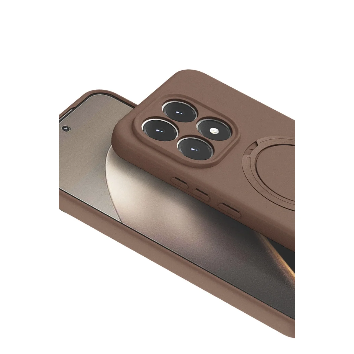 Xiao 15t Regal Magsafe Standlı Kapak - Çöl Titanyum görsel 2