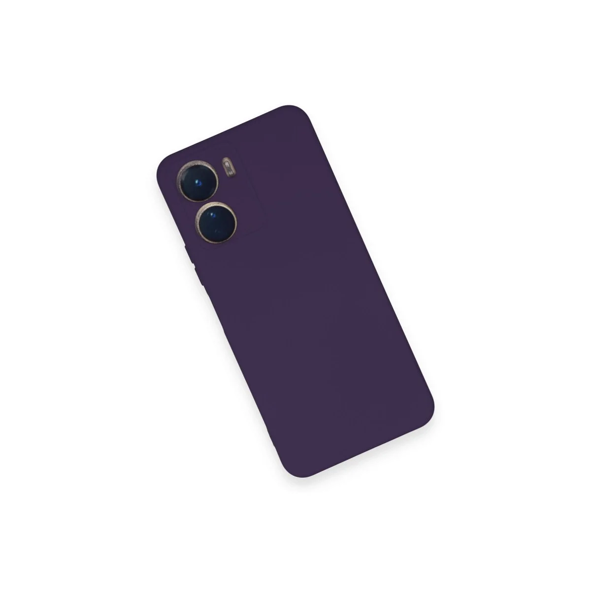 Vivo Y16 Kılıf Nano İçi Kadife Silikon - Mor görsel 3