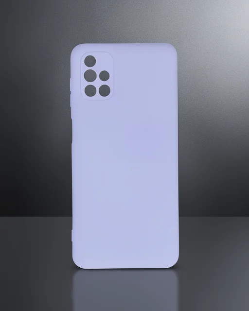 Samsung Galaxy M51 Kılıf Nano İçi Kadife Silikon - Lila