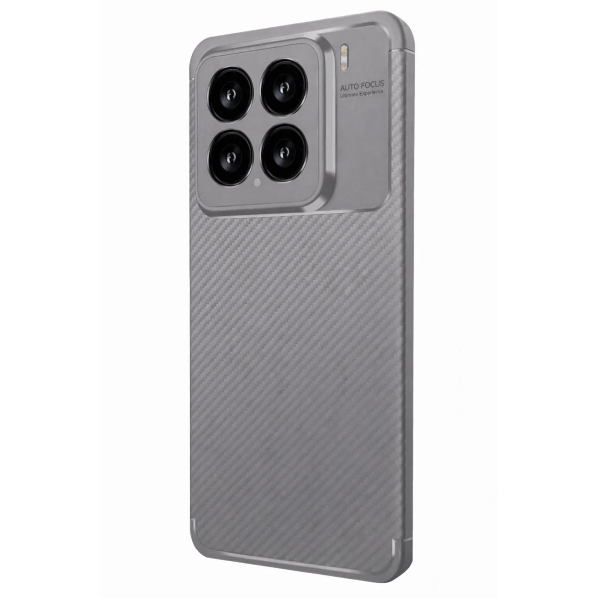 Xiaomi Mi 15 Kılıf Auto Focus Karbon Kapak - Gri