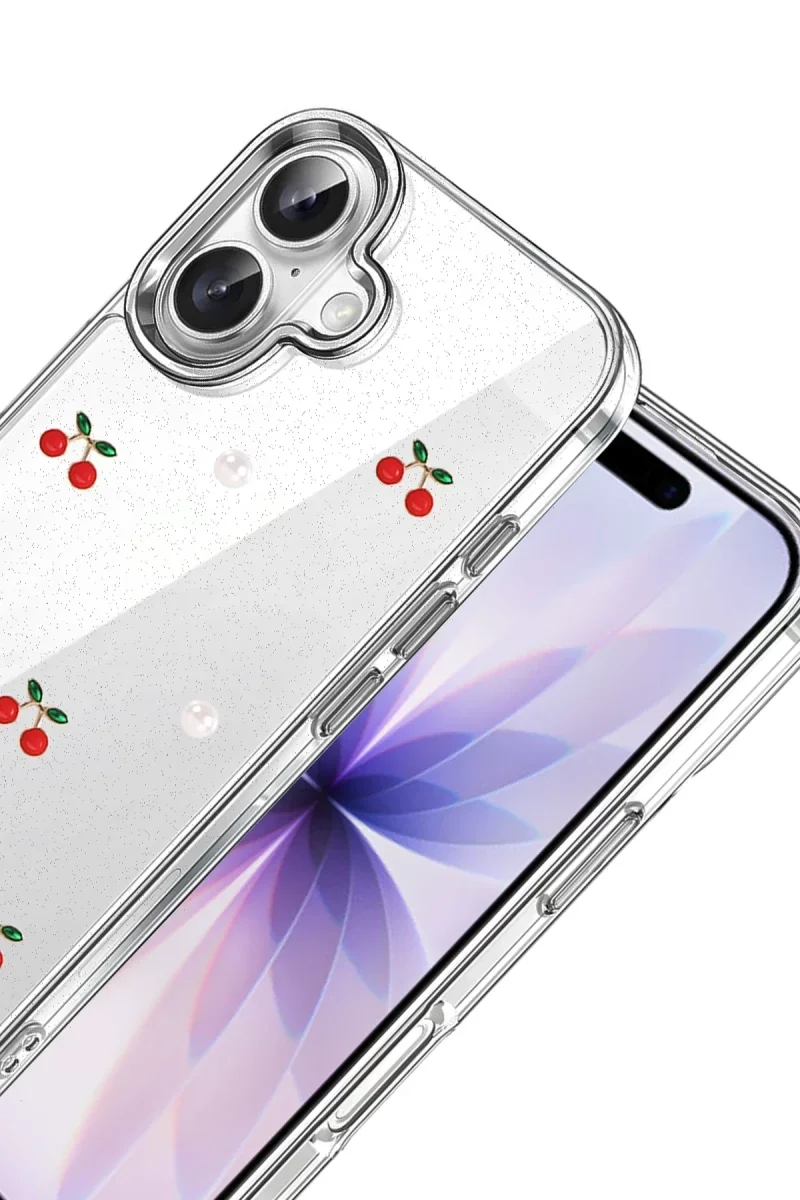 Apple iPhone 16 Fiyonk Desenli Kapak - Desen 9 görsel 2