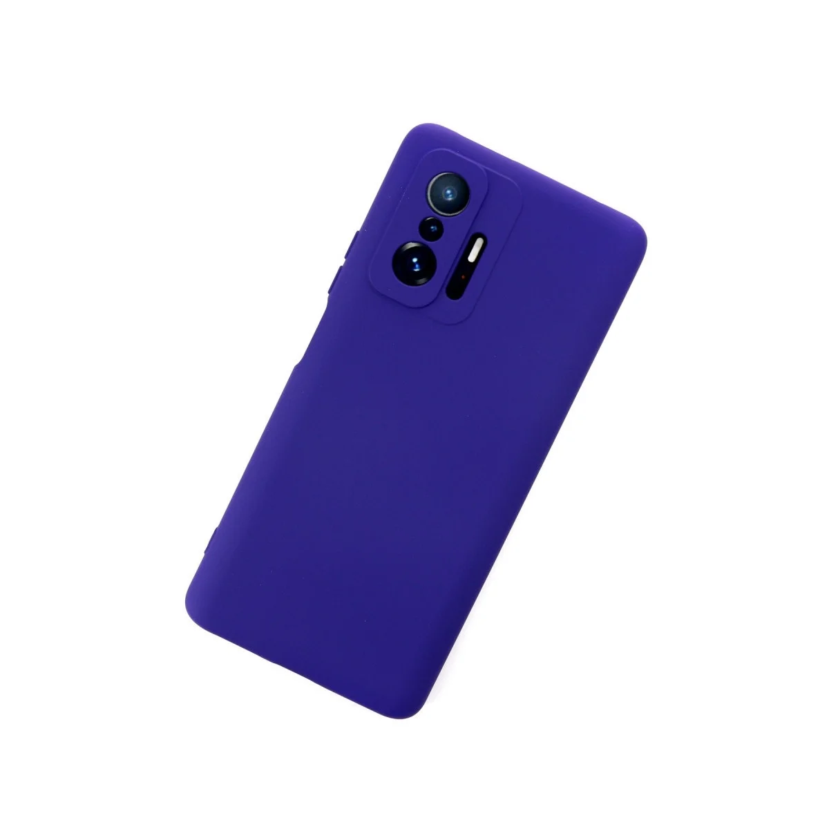 Xiaomi Mi 11t Pro Kılıf Nano İçi Kadife Silikon - Mor görsel 3
