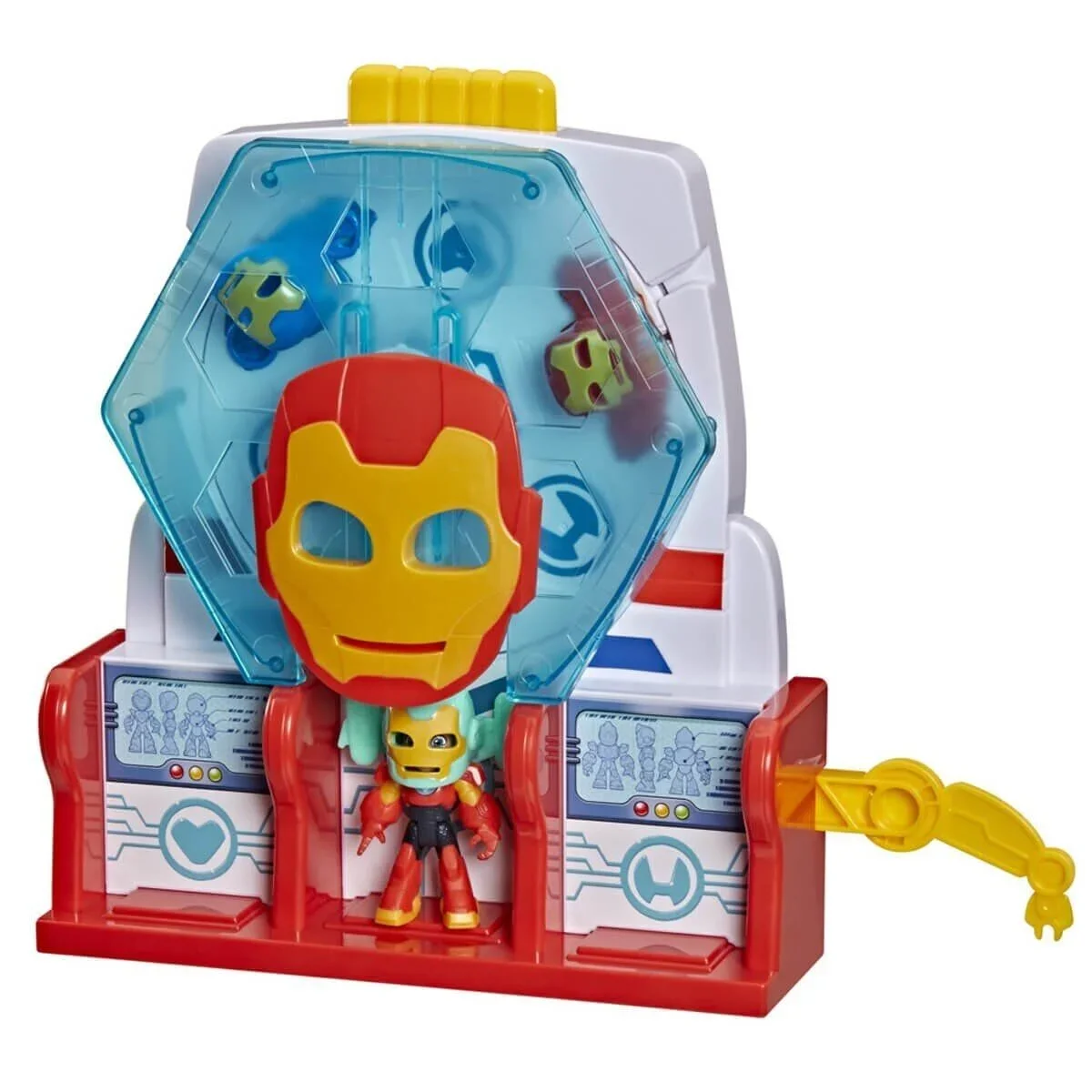 G1261 Iron Man and his Awesome Friends Zırh Salonu Oyun Seti görsel 2