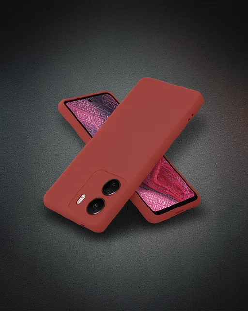 Xiaomi Redmi 13c Kılıf First Silikon - Bordo