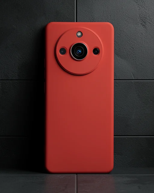 Realme 11 Pro Kılıf Nano İçi Kadife Silikon - Kırmızı