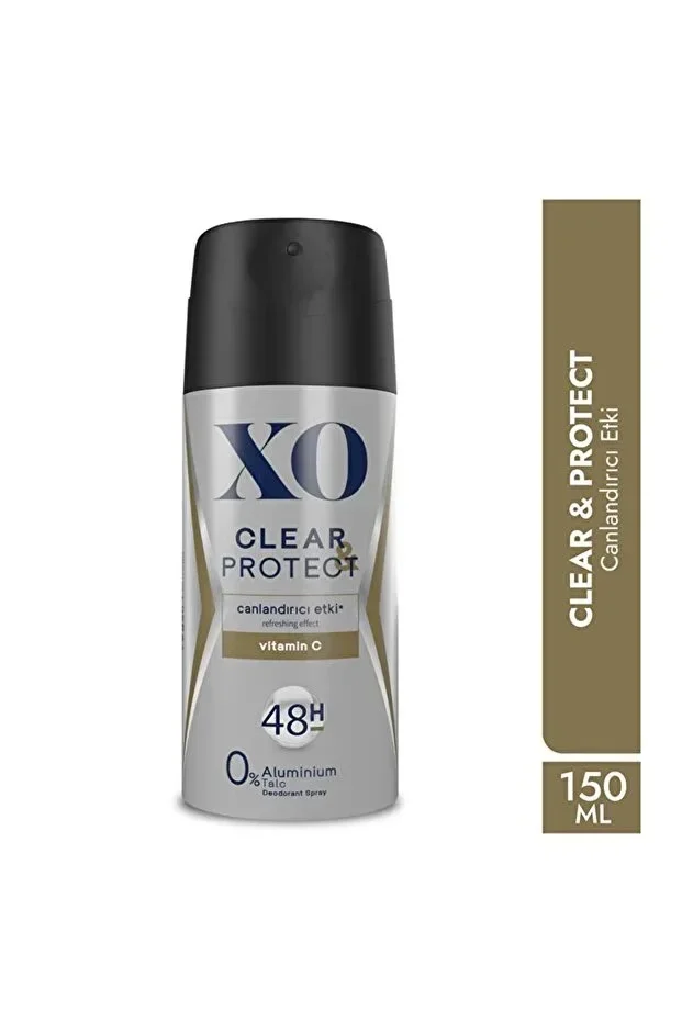 Xo Deodorant 150ML Men-Erkek - Clear Protect
