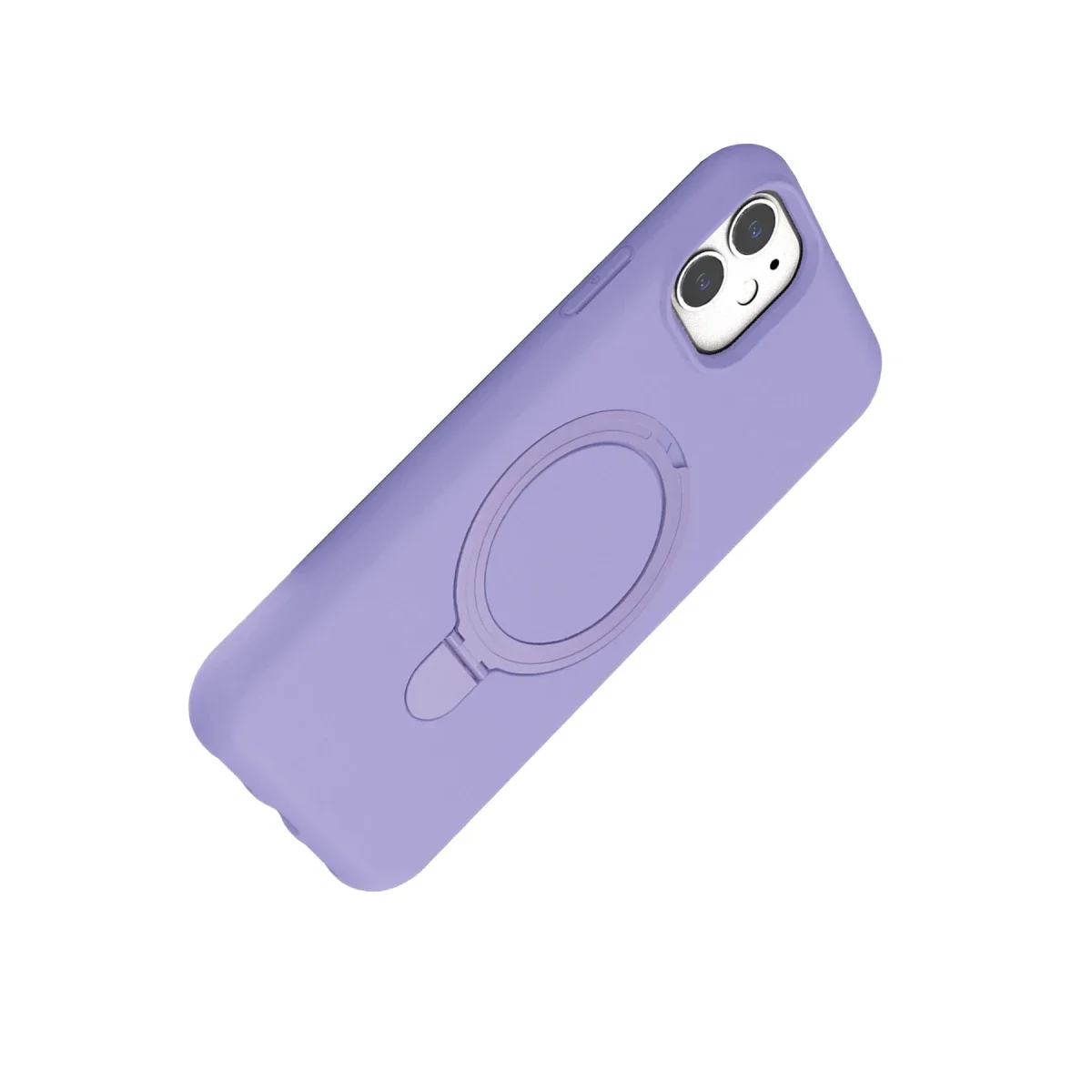 Apple iPhone 11 Regal Magsafe Standlı Kapak - Lila görsel 3