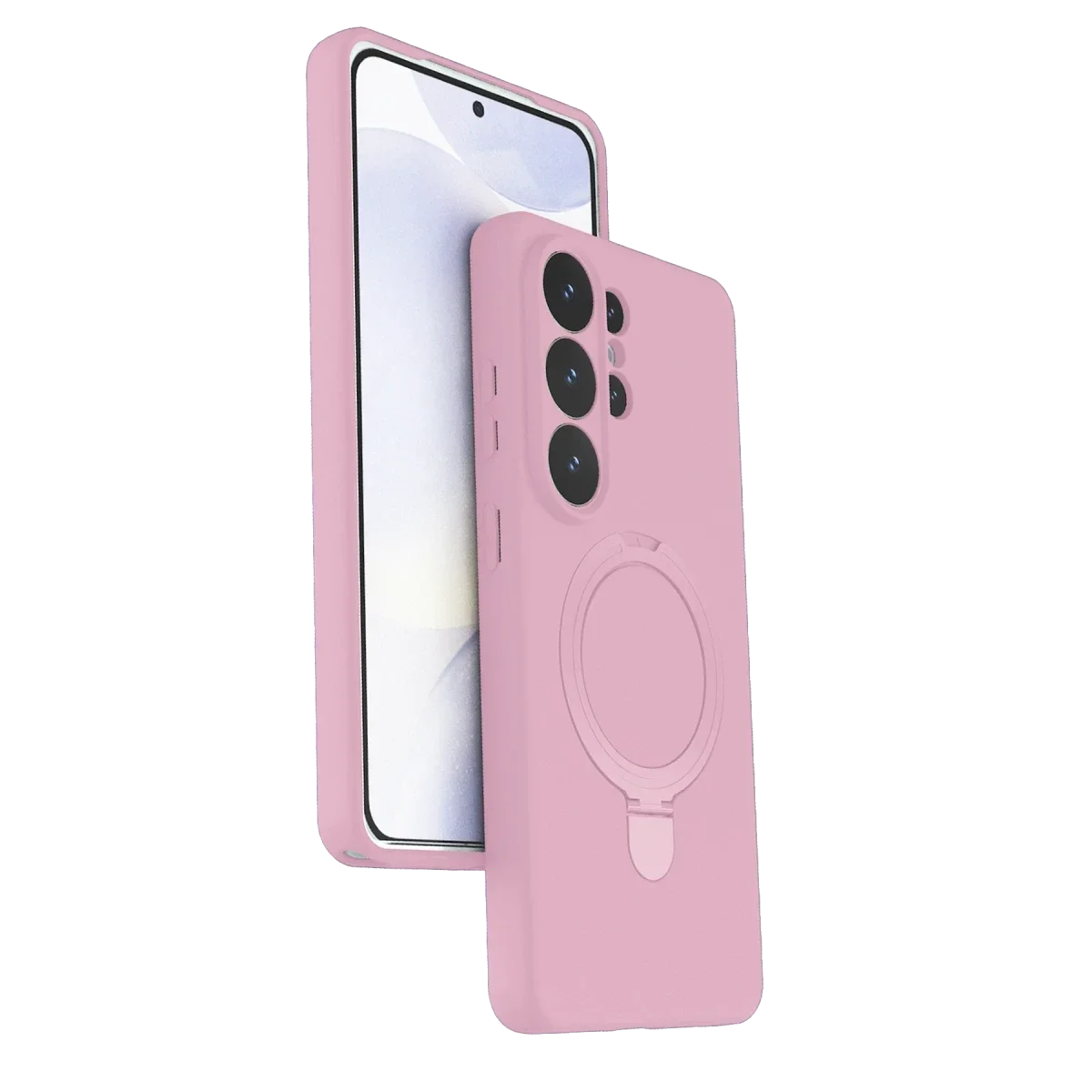 Samsung Galaxy S26 Ultra Regal Magsafe Standlı Kapak - Açık Pembe görsel 2