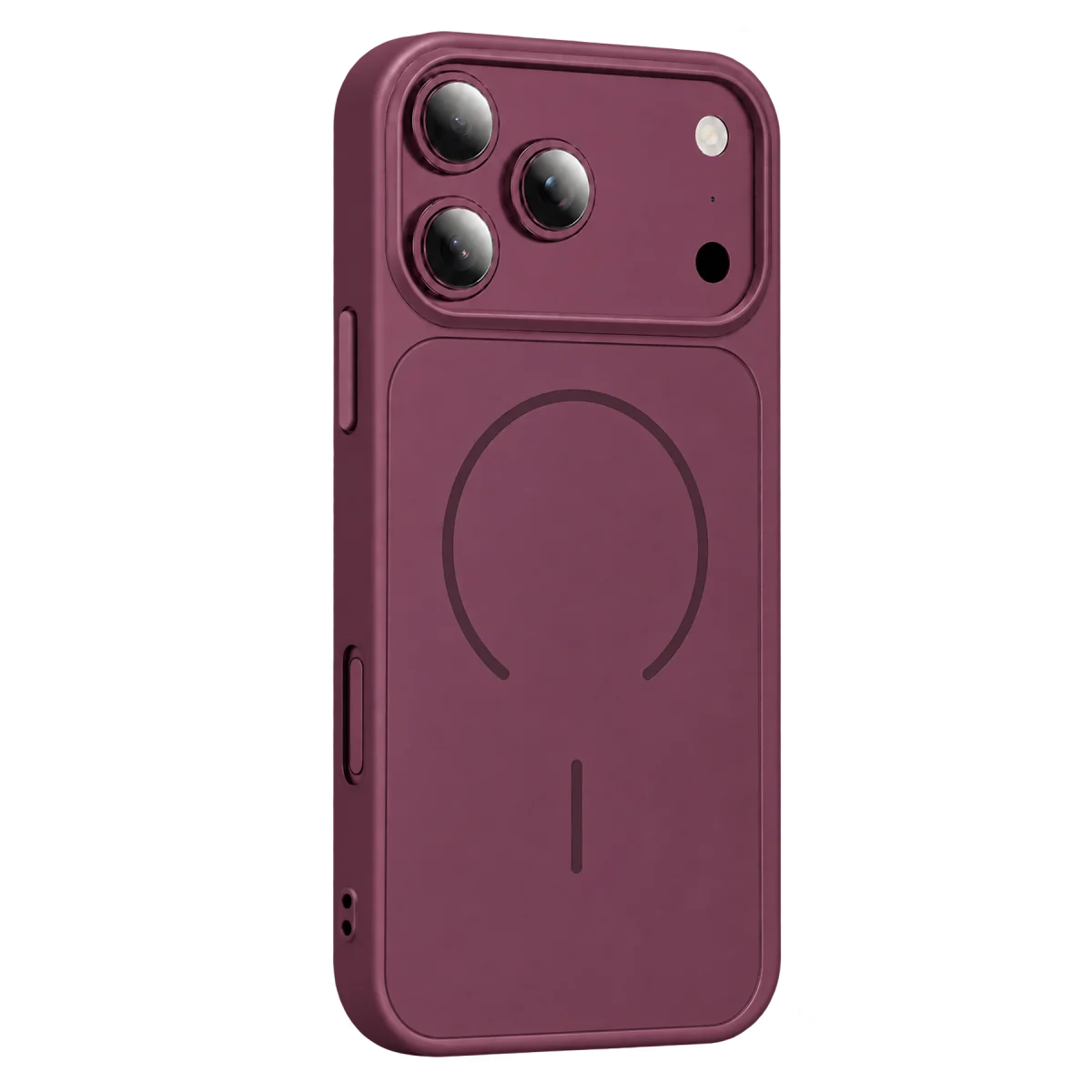 Apple iPhone 18 Pro Max Azus Magsafe Kapak - Bordo