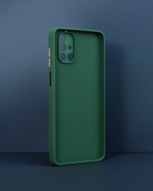 Samsung Galaxy M51 Kılıf Montreal Silikon Kapak - Yeşil