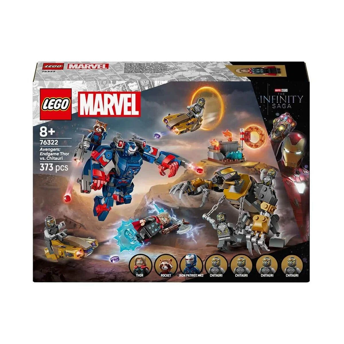 76322 Lego Marvel Avengers: Endgame Thor, Chitauriye Karşı 373 parça +8 yaş görsel 7